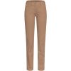 Pantalon Chino Femme, Coupe Regular Fit Légèrement cintrée, Camel