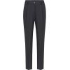 Pantalon Femme Premium, Taille Haute, Jambe Etroite Avec Pli, Anthracite