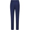 Pantalon Femme Premium, Taille Haute, Dos, Bleu Italien