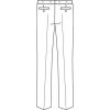 Pantalon Homme Premium Bi-stretch, Dos, Esquisse