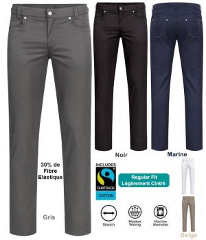 Pantalon Homme Casual, 5 poches, Chic et décontracté, Stretch