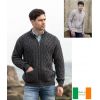 Veste Irlandaise, zippée, 100% pure laine Mérino, 2 poches, pour homme