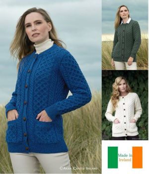 Cardigan Irlandais pour Femme, Élégant et Confortable à porter