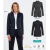 Veste Tailleur Femme Stretch 2 boutons Anthracite