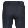 Pantalon Homme, Confort Laine, Dos, Marine