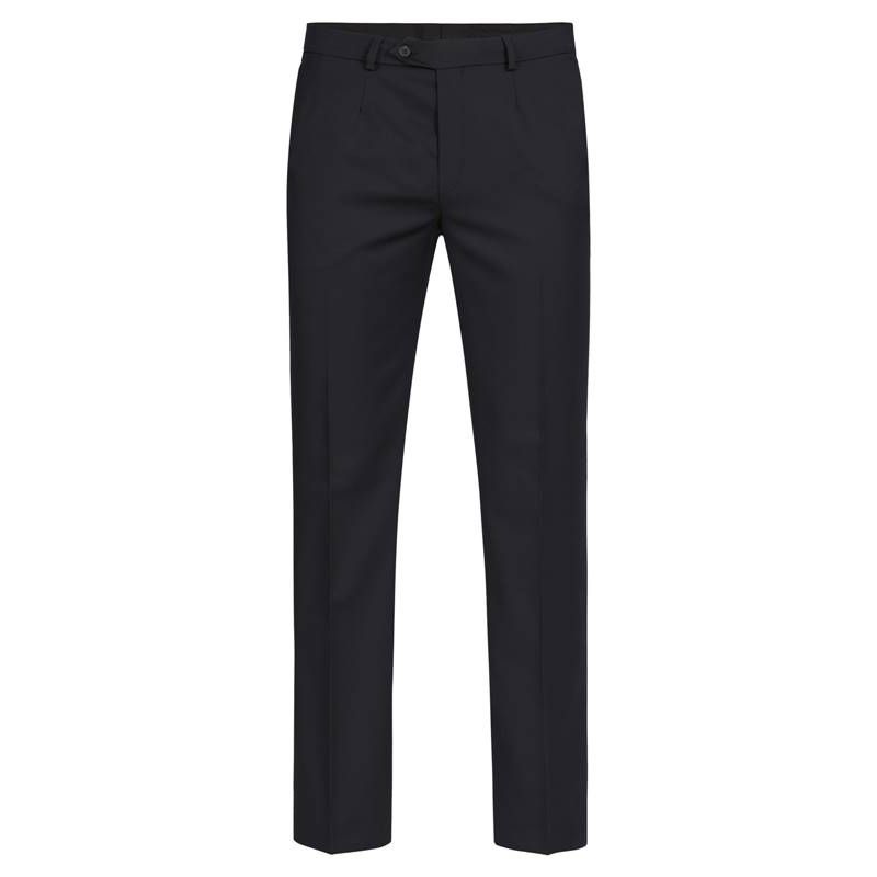 Reken Maar Pantalon en laine gris clair style classique Mode Pantalons Pantalons en laine 