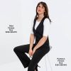 Gilet Barman Femme, Porté avec Pantalon Noir assorti