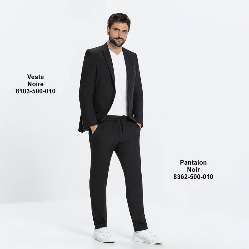 Pantalon Homme Style Jogging, Ceinture élastique et Cordon de serrage