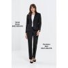 Pantalon femme noir, Porté avec Veste assortie