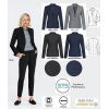 Veste Blazer Femme, 2 boutons, Revers à pointe et col, Confort et Performance