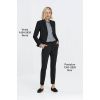 Veste Blazer Femme Noire Porté avec Pantalon coordonné