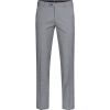 Pantalon Homme, Ceinture élastique, Regular Fit, Gris clair