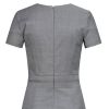 Robe Fourreau, Coupe Regular fit, Gris clair, Haut du Dos