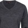 Pull Femme, Col en V, Anthracite