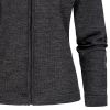 Cardigan Gilet Femme, fermeture à glissière, Anthracite