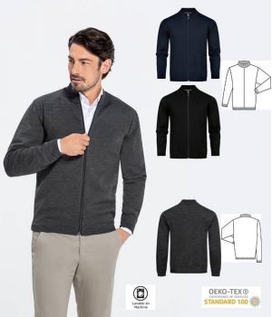 Cardigan Gilet Homme, anti-boulochage, Entretien facile