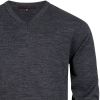 Pull Homme, Col en V, Anthracite