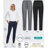 Pantalon Femme JoggPants, Coupe Regular Fit, Bleu foncé