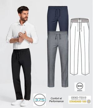 Pantalon Homme JoggPants, Regular Fit, Confort Régulation de Température