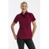 Chemisier manches courtes, Regular Fit, Bordeaux