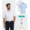 Chemise Pilote, Manches Courtes, Nouveau Col Kent, Easy care, Stretch