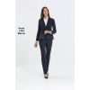 Veste Femme Premium, Marine Portée avec Pantalon assorti