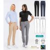 Pantalon Chino Femme, Regular Fit, Casual Chic et décontracté, Stretch