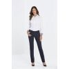 Pantalon Femme Premium, Coupe Ajustée, Marine