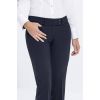 Pantalon Femme Premium, Taille Basse, Marine