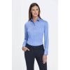 Chemisier Manches Longues, Coupe SlimFit, Bleu