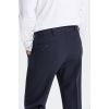 Pantalon Homme Premium , 2 poches arrière passepoilées, Marine