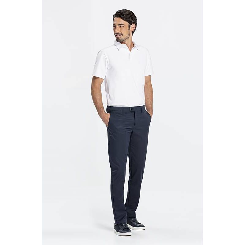 Pantalon Chino Homme, Regular Fit, Casual Chic et décontractée, Stretch