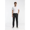 Pantalon Chino Homme, Regular Fit, Casual Chic et décontracté, Noir