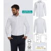 Chemise Homme Blanche, Manches Longues, Comfort Fit, Coupe Confortable