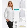 Chemisier Manches Longues Blanc, Comfort Fit, Coupe Confortable, Stretch