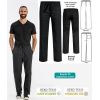 Pantalon de cuisine noir taiille élastique