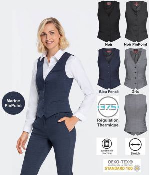 gilet trois pièces femme