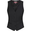 Gilet de Tailleur Femme, Tissu Régulation Thermique, Noir