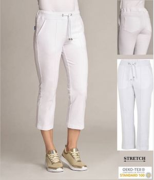 Pantalon Femme 7/8, Coupe Sport Très Confortable, Coiton et Stretch