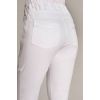 Pantalon Blanc Femme Tendance, 2 poches arrière