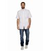 Tunique Homme Tendance, Manches Courtes Kimono, Blanc