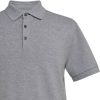 Polo Homme Chic et Décontracté, Patte de boutonnage 3 boutons, Gris chiné