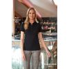 Polo Femme Chic et Décontracté Noir porté avec Pantalon Stella