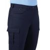 Pantalon Femme Cargo, Marine 6 Poches