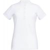 Polo Femme Performance, 100% Polyester, Blanc