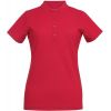 Polo Femme Performance, 100% Polyester, Rouge