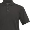 Polo Homme Performance, 100% Polyester, Gris ardoise, Patte de boutonnage 3 boutons