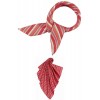 Foulard femme à rayures Rouge et Gris