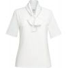 Chemisier Blouse Bow Manches Courtes, Blanc