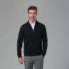 Cardigan Homme, Coton et Acrylique, Noir